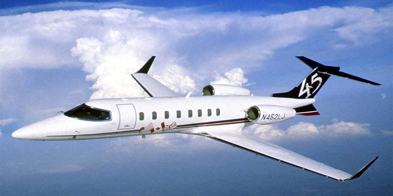 Airborne Private Jet-Learjet45